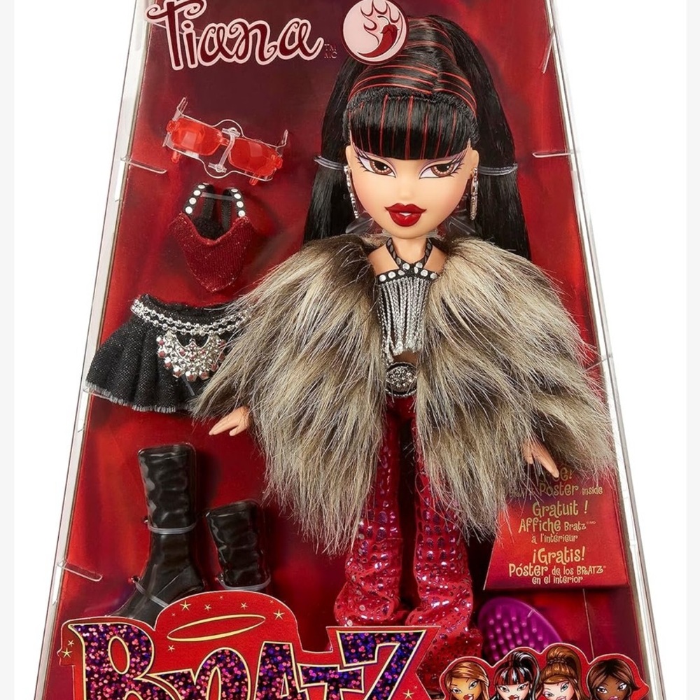 Bratz Doll with Red Outfit and Accessories